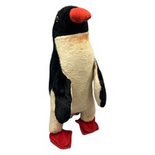 Teddy Hermann Pinguin Plüsch Plüschtier 30cm Mohair Sammler 1950 60er Selten Rar