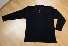 Aigner, Polo Shirt langarm, Gr. XL, schwarz Lufthansa First Class