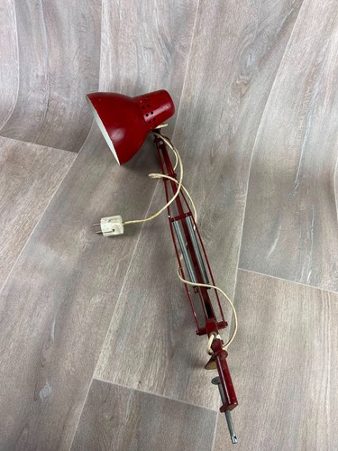 Vintage schreibtischlampe rot - vintage,