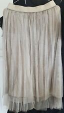 Tüllrock Lagenlook Tüll Rock unterfüttert  38 40
