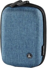 Hama Kameracase Hard-Case Trinidad 60M | Blau | Mit Gürtelschlaufe & Nackengurt
