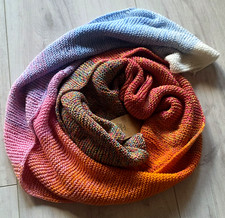 Tuch Schal  Farbverlauf /