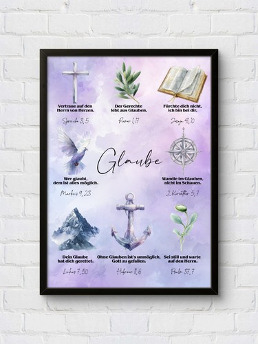 Bibel poster kunstdruck - poster,