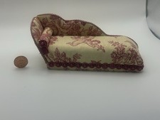 1:12 Puppenstube Chaiselongue