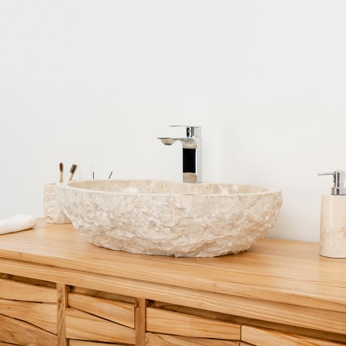 Marmor aufsatz waschbecken - marmor,