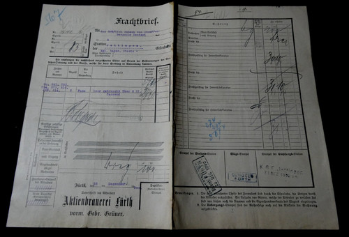 Alter frachtbrief - alter,