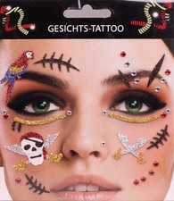 Gesichts Tattoo Pirat