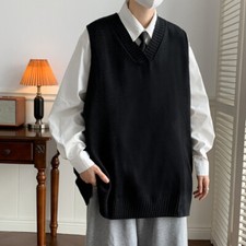 Mens Formal Waistcoat Knitted