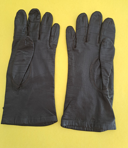 Lederhandschuhe dunkelbraun