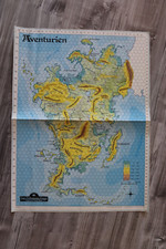 DSA Landkarte: Aventurien (Hexkarte), sehr guter Zustand