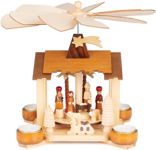 Weihnachtspyramide holz - -,