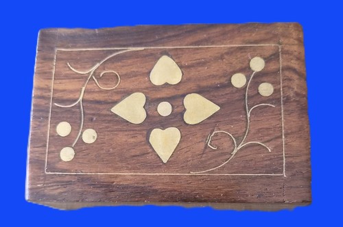 70er indien holz dose - 70er,