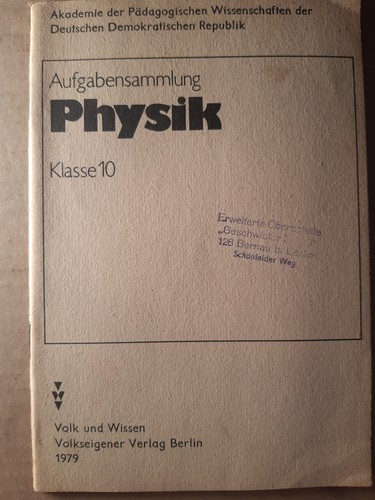 Aufgabensammlung physik klasse - aufgabensammlung,