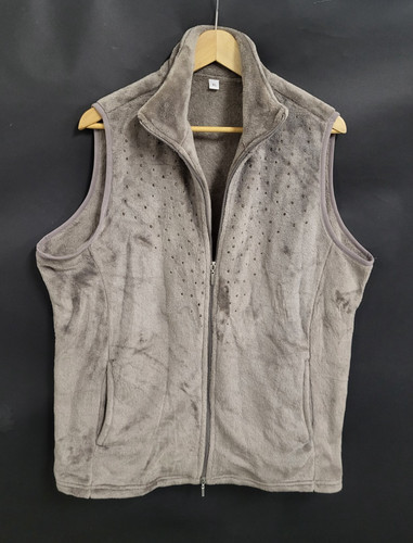 Damen weste warm grau - weste,
