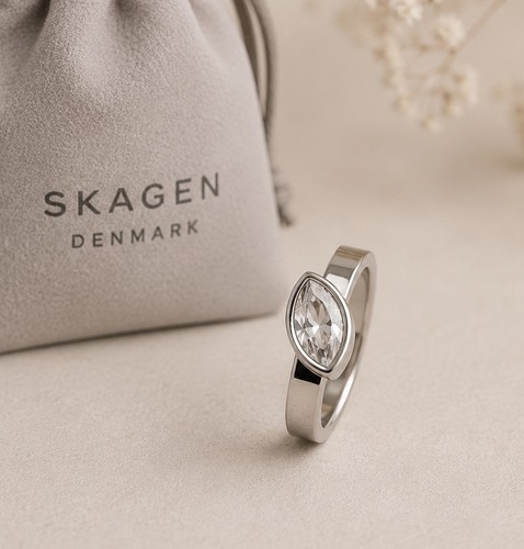 Skagen ring edelstahl - gr., 5