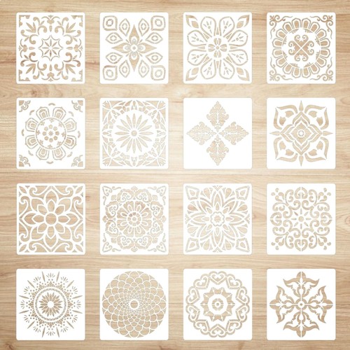 Mandala schablonen set - mandala, kunst