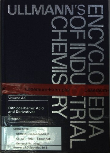 Ullmann encyclopedia of - ullmann's,