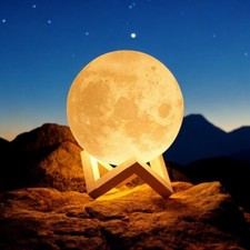 Lunar Moon Lamp Warm Light 8cm
