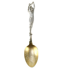 Indianer Andenkenlöffel 925