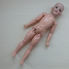antike Porzellankopfpuppe Schönau & Hoffmeister mit Gliederkörper ca. 55 cm
