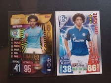 2x Leroy Sane Manchester City Schalke O4 Topps Match Attax 15/16  Rookie