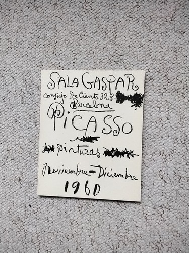 Picasso katalog sala gaspar - katalog,