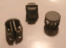 5 x 9mm Bohrloch Abdeckkappen Blindstopfen  Abdeckstopfen Bohrung 8mm grau