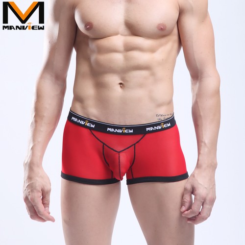 Boxershorts m rot - gr.,