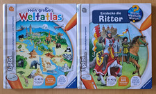 tiptoi Bücher 2 Stück - Mein großer Weltatlas & Entdecke die Ritter