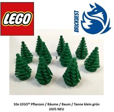 10x LEGO® Pflanzen / Bäume / Baum / Tanne klein grün 2435 NEU