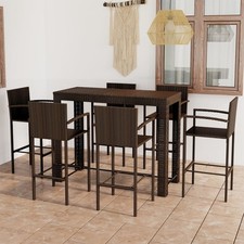 Gartenbar Set 7-tlg. Poly