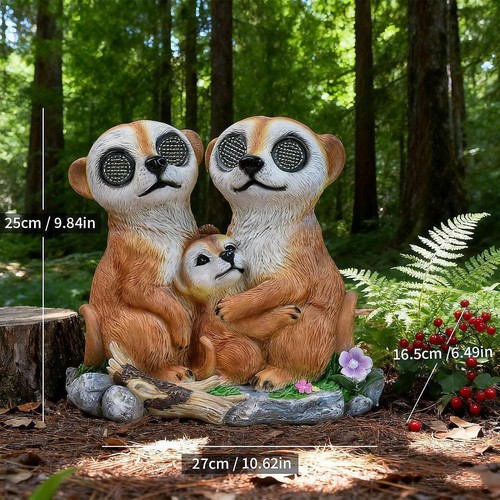 Garten erdmännchen familie - garten,