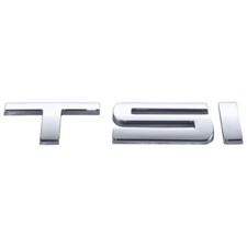 Schriftzug Logo TSI Chrom Seat