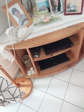 Fernseheckschrank, Kiefern Gelaugt u Geölt, Helllt