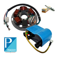 SPULE/STATOR/KERZE BR7HS VESPA/PX/PXE ARCOBALENO 125 150 ORIGINAL PIAGGIO