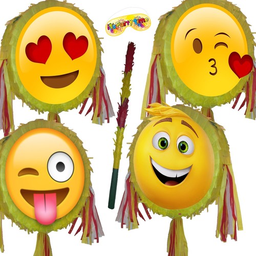 Emoji pinata smash - emoji, geburtstag