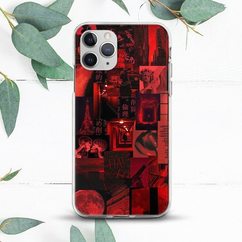 Aesthetic abstract red collage - aesthetic,