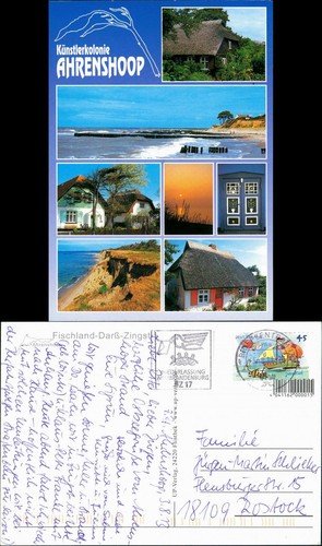Ansichtskarte ahrenshoop - ansichtskarte,