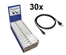 30x USBCL-CA-15SAK schwarz im