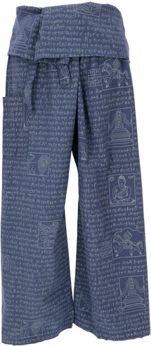 Thai fischerhose mit mantra - mit,