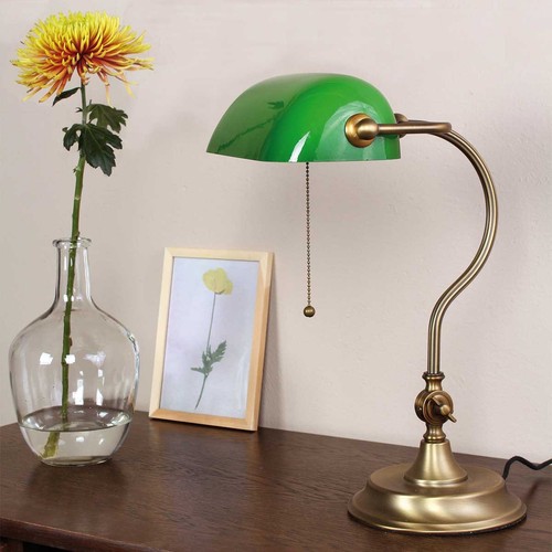 Bronzene notarlampe - bronzene, /