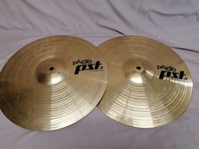 14" HiHats "Paiste PST3" Becken Cymbals  f.Schlagzeug / Drumset