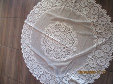 Große Runde Vintage Häkel