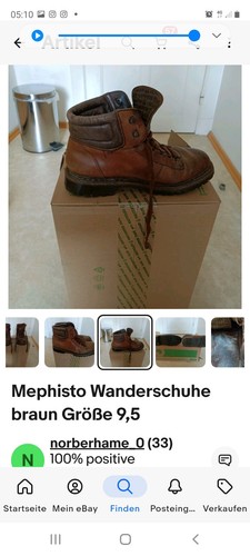 Mephisto wanderschuhe braun - mephisto,