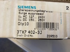 4x Siemens 3TX7 402-3J 3TX7402-3J Überspannungsbegrenzer Z09811 -unused/OVP