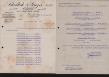 DRESDEN, Brief 1919, Schedlich