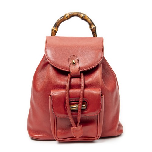 Gucci mini bamboo backpack - gucci,