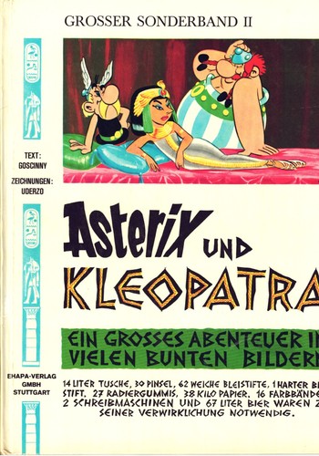 Asterix und kleopatra grosser - und,