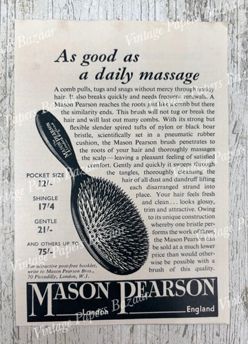 Mason pearson bros - mason, london