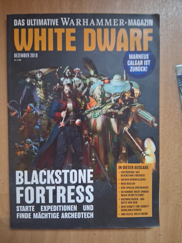 White dwarf warhammer40k - white,